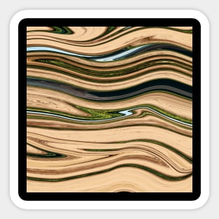 Paige Marble Liquid Waves colors grading pattern Sticker